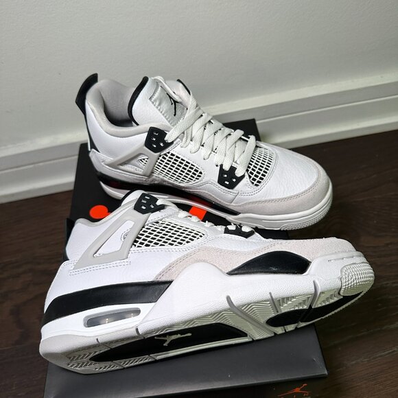 👟 Air Jordan 4 Retro "White Cement" (GS) - Picture 7 of 10